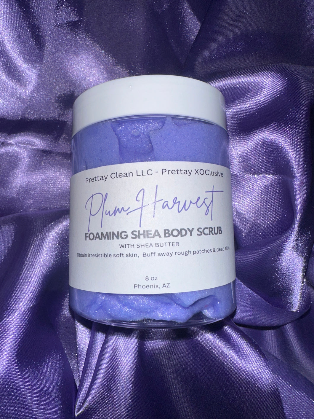 Plum Harvest Foaming Shea Body Scrub (Seasonal)