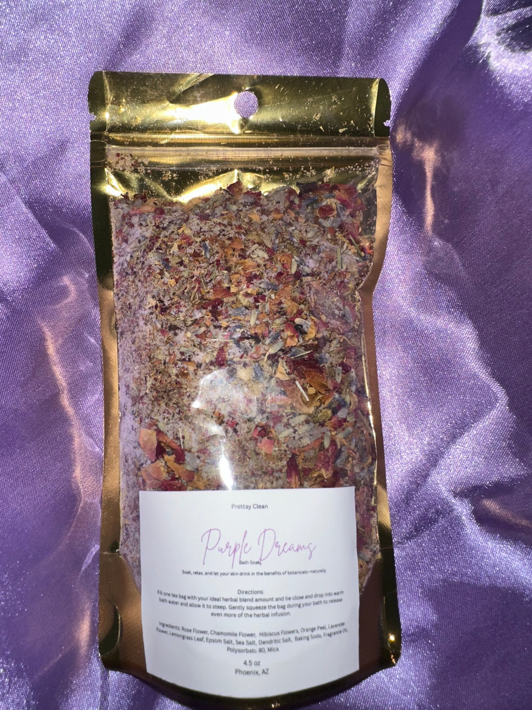 Bath Soak: Purple Dreams 4.5oz