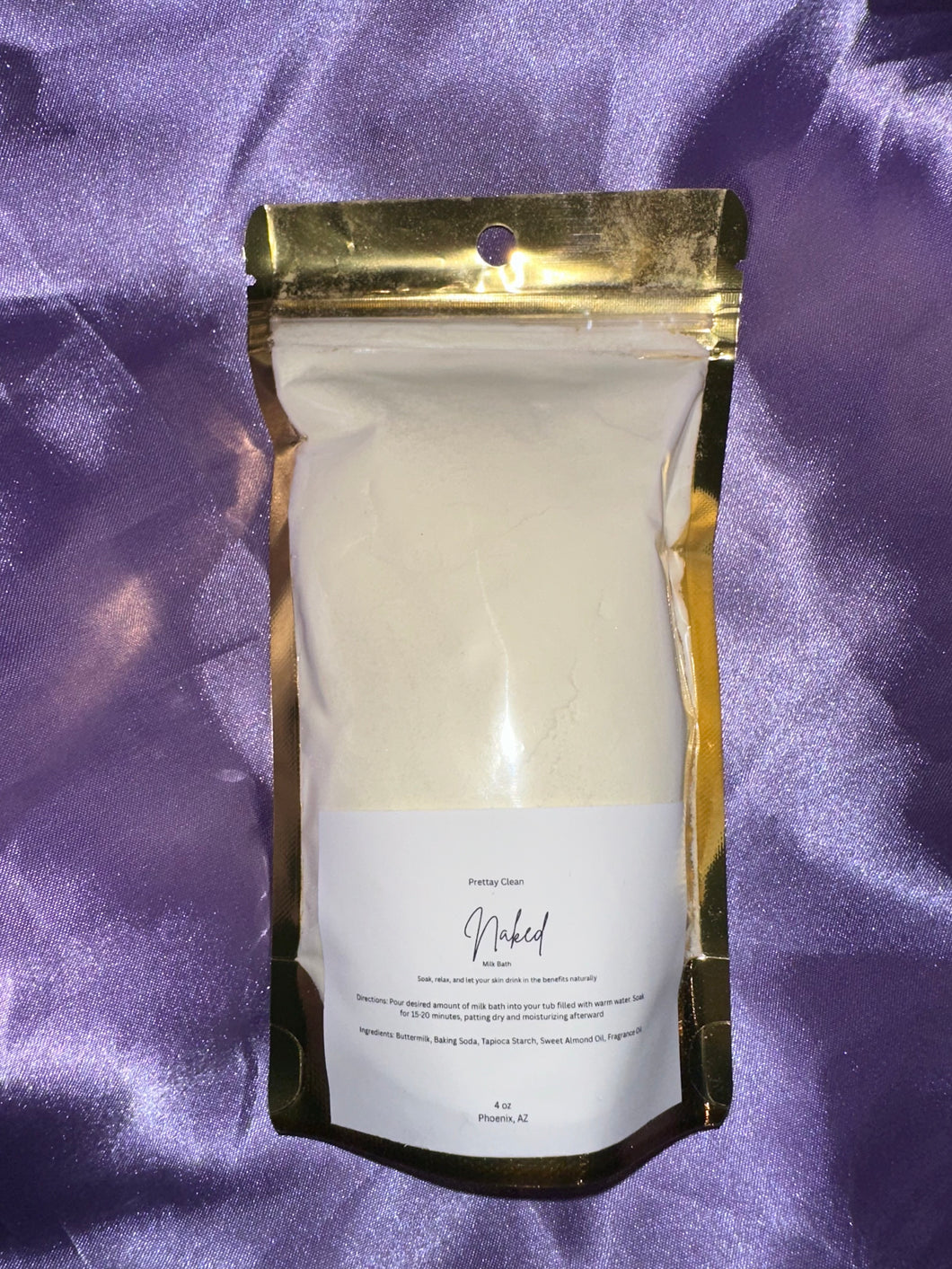 Milk Bath: Naked (4oz) (Unscented)