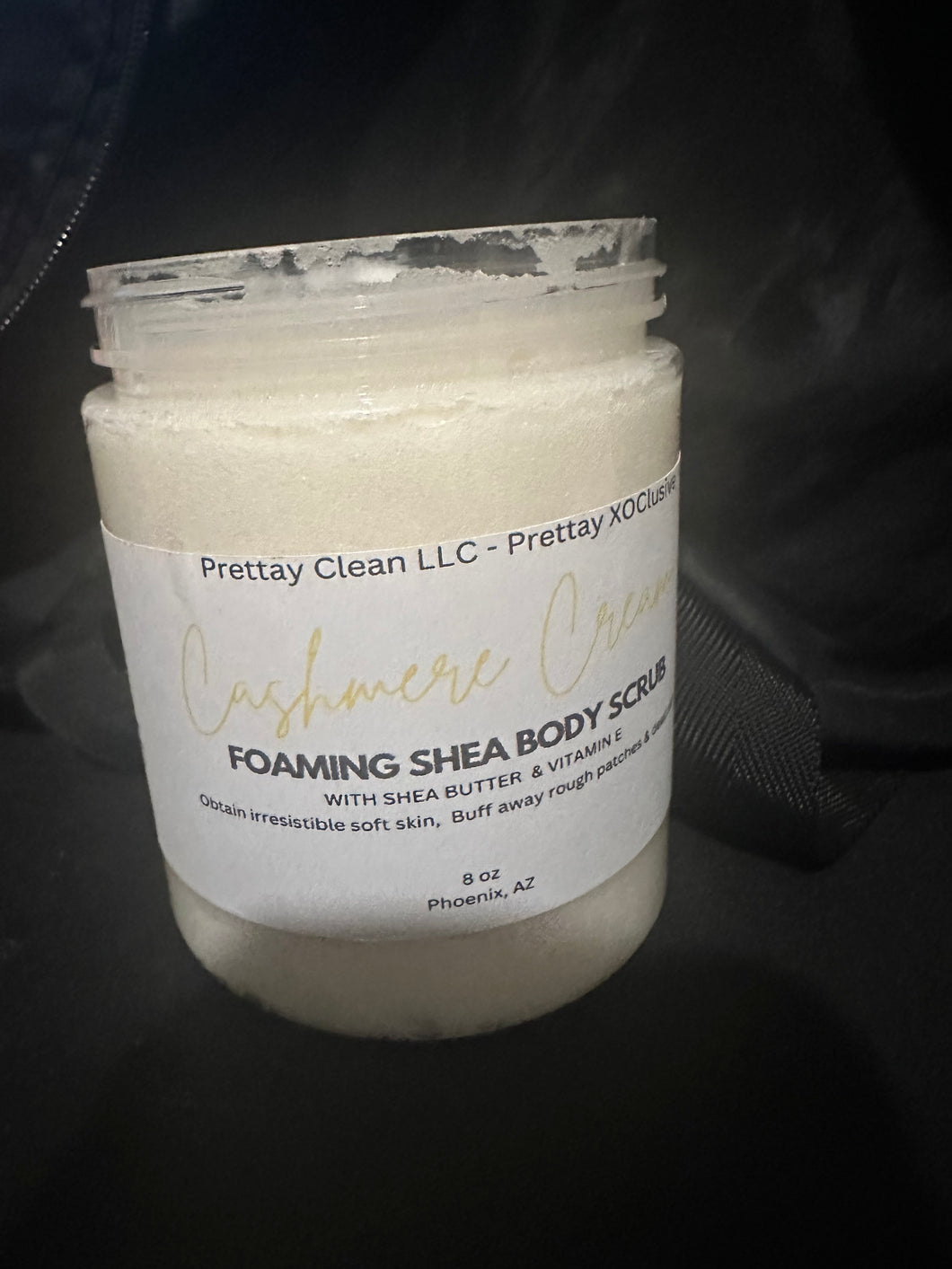 Cashmere Cream Foaming Shea Body Scrub