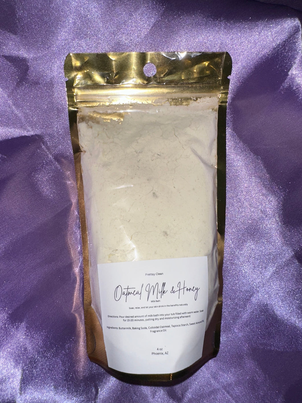 Milk Bath: Oatmeal Milk and Honey(4oz)