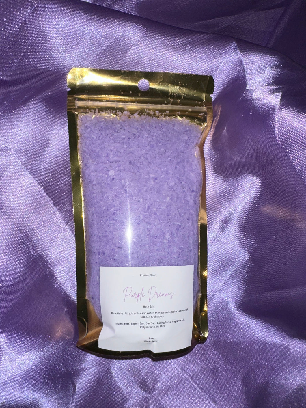 Bath Salt: Purple Dreams 8oz