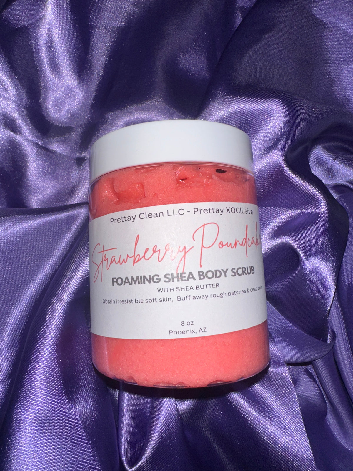Strawberry Poundcake Foaming Shea Body Scrub
