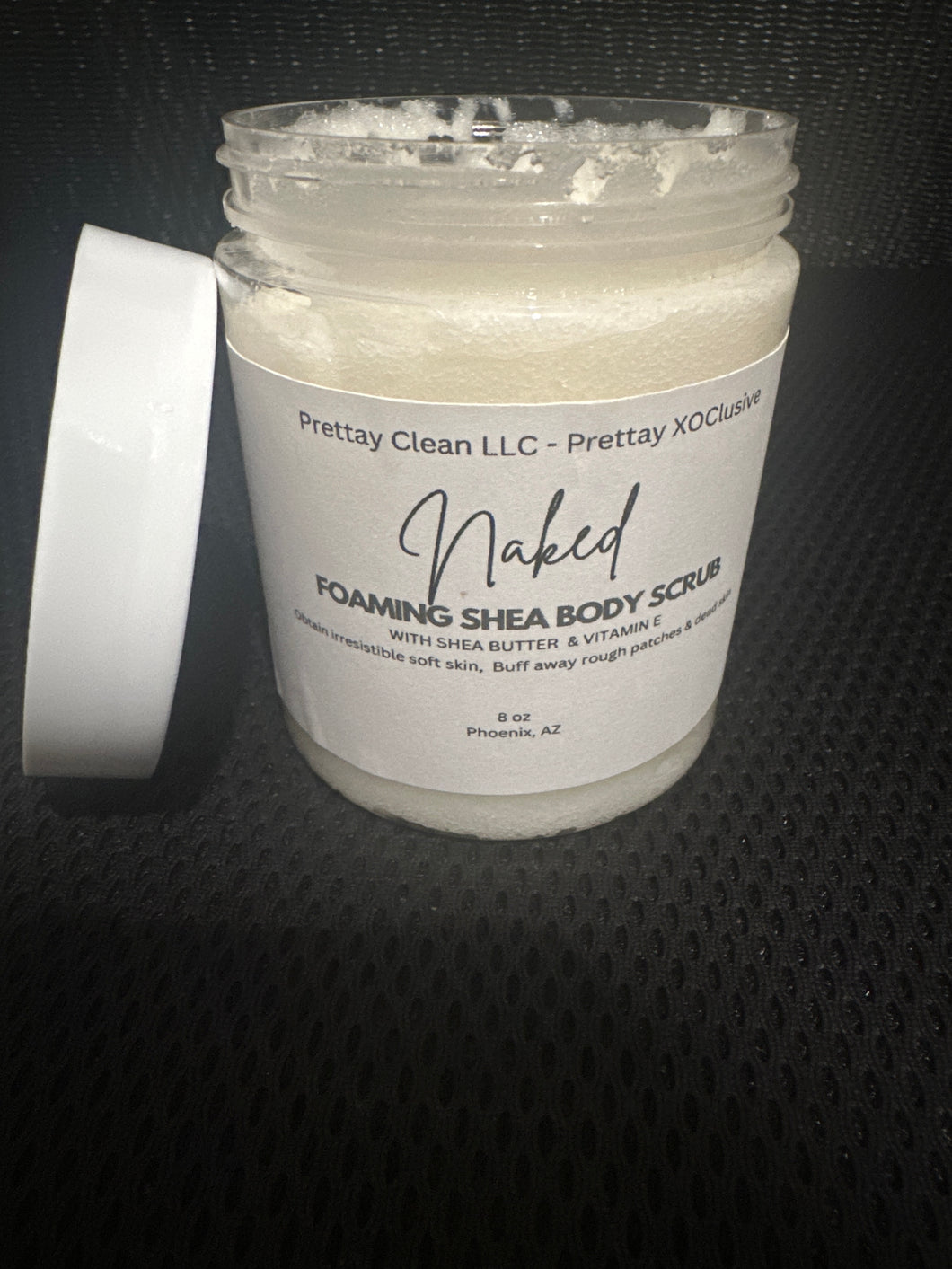 Naked Foaming Shea Body Scrub (UNSCENTED)